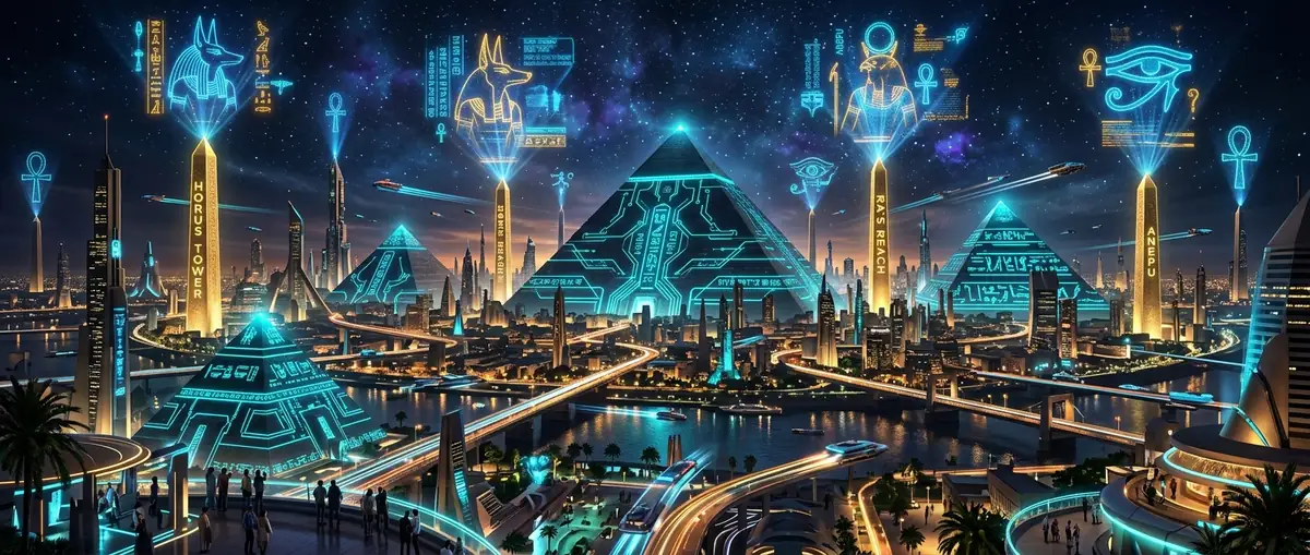 Neo-Memphis Cityscape