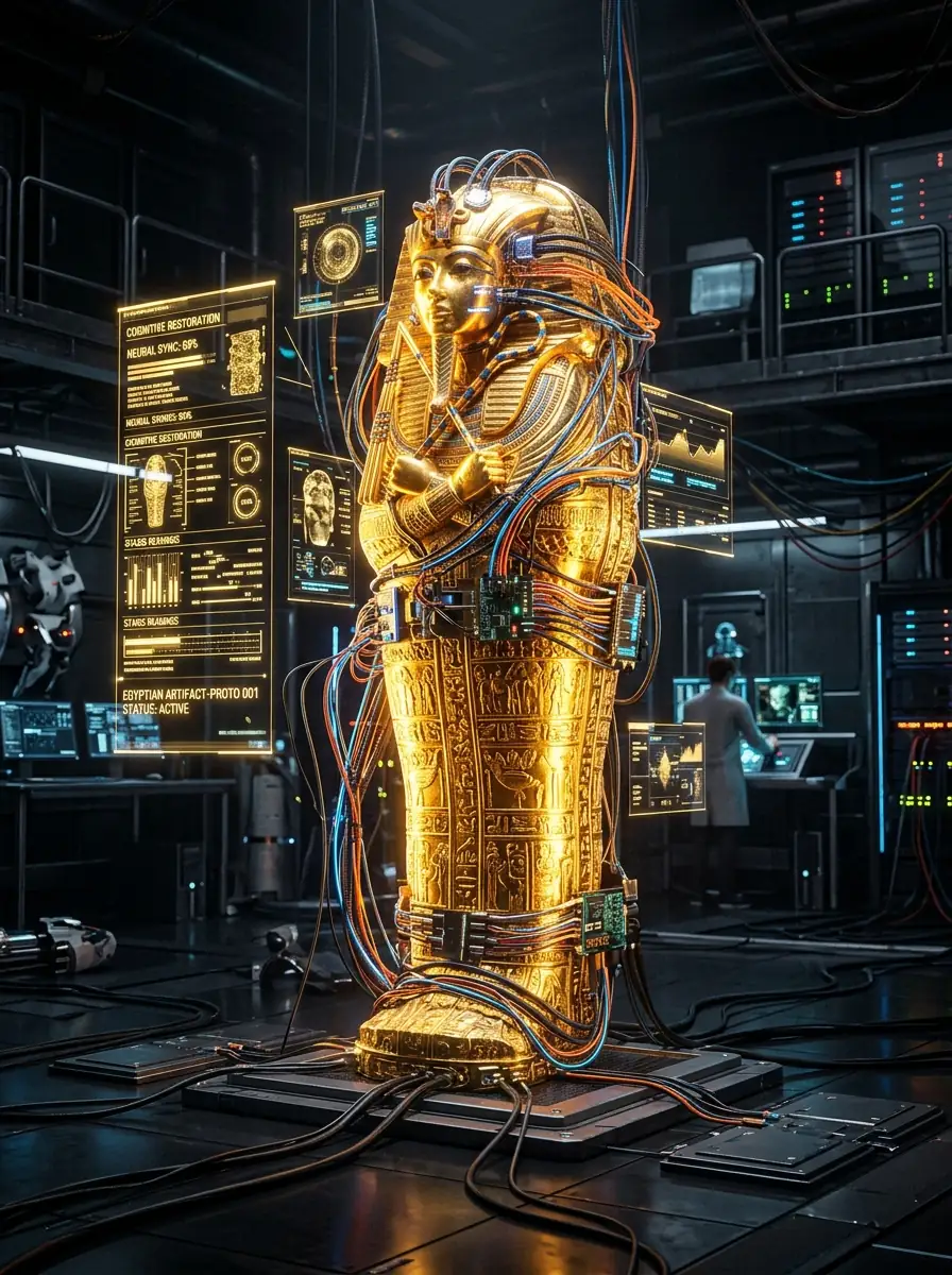 Cybernetic Sarcophagus Artifact